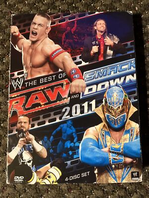 WWE: Raw and Smackdown - The Best of 2011 (DVD, 2012, 4-Disc Set)