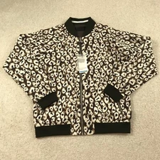 Scotch & Soda Bomber Jacket Mens Large Reversible Printed New