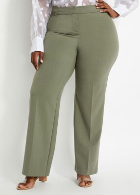 slim fit dress slacks Fitted Dress Pants For Women - REF: 80024 - 12
