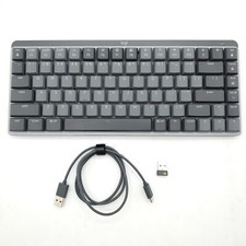 Logitech MX Mechanical Mini Wireless Keyboard, Graphite Tactile Quiet Switches 