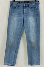 Lucky Brand Jeans Womans Size 8/29 Blue Sweet Crop Low Rise Medium Wash Denim