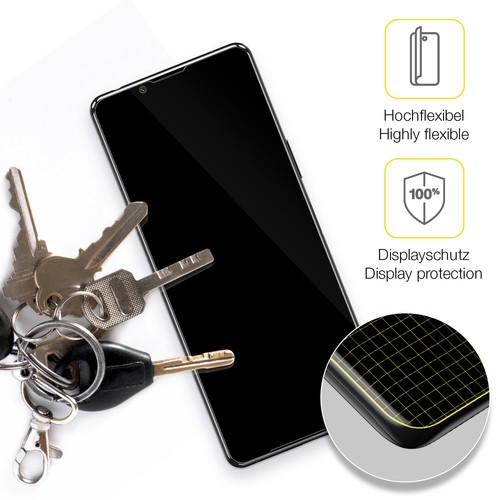 2x screen protector film for Sony Xperia 5 III, covers 100% of the screen, - Picture 3 of 7