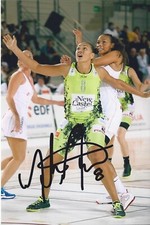 MISTIE BASS Signed 8.5 x 11 Photo Signed REPRINT Basketball WNBA Mercury