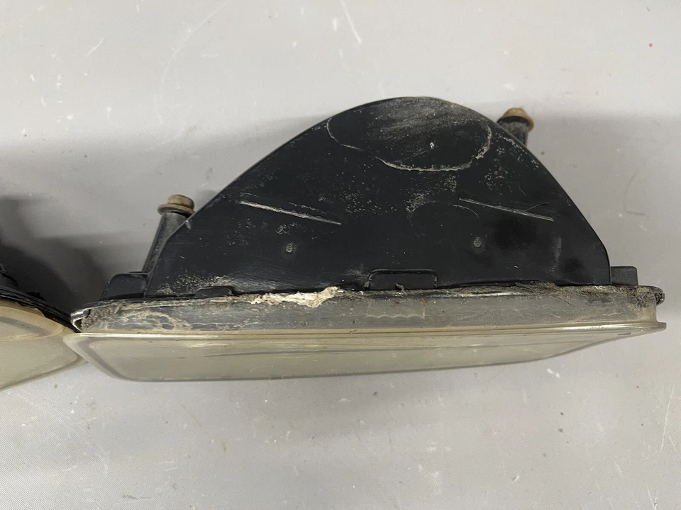 1985-1992 Chevy Camaro Front Bumper Turn Signal Parking Fog Light Lamp Lenses OE - Imagem 2 de 4