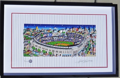 CHARLES FAZZINO Pinstripe Pride Yankee Stadium 3D SERIGRAPH SIGNED