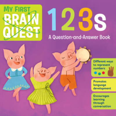 My First Brain Quest 123s: A Question-and-Answer Book - Board book - GOOD