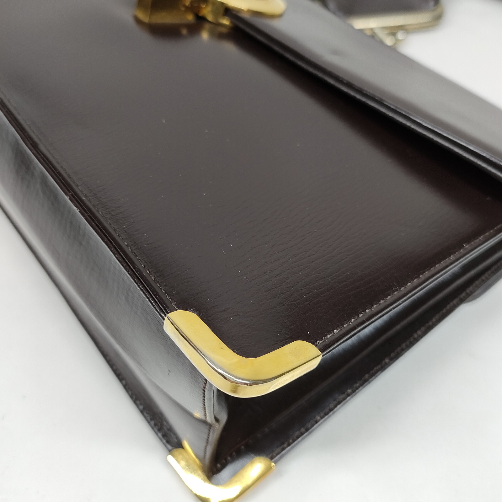 Christian Dior Shoulder Bag Brown Leather 1168169 eBay