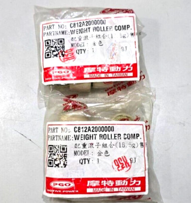PGO G-MAX220 BLUR220 CVT ROLLER WEIGHTS C812A2000000 (2SETS!)
