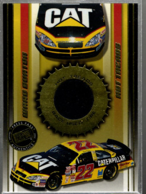 B0043- 2002 Press Pass Hot Treads #HT2 Ward Burtons Auto /2300 - NM-MT