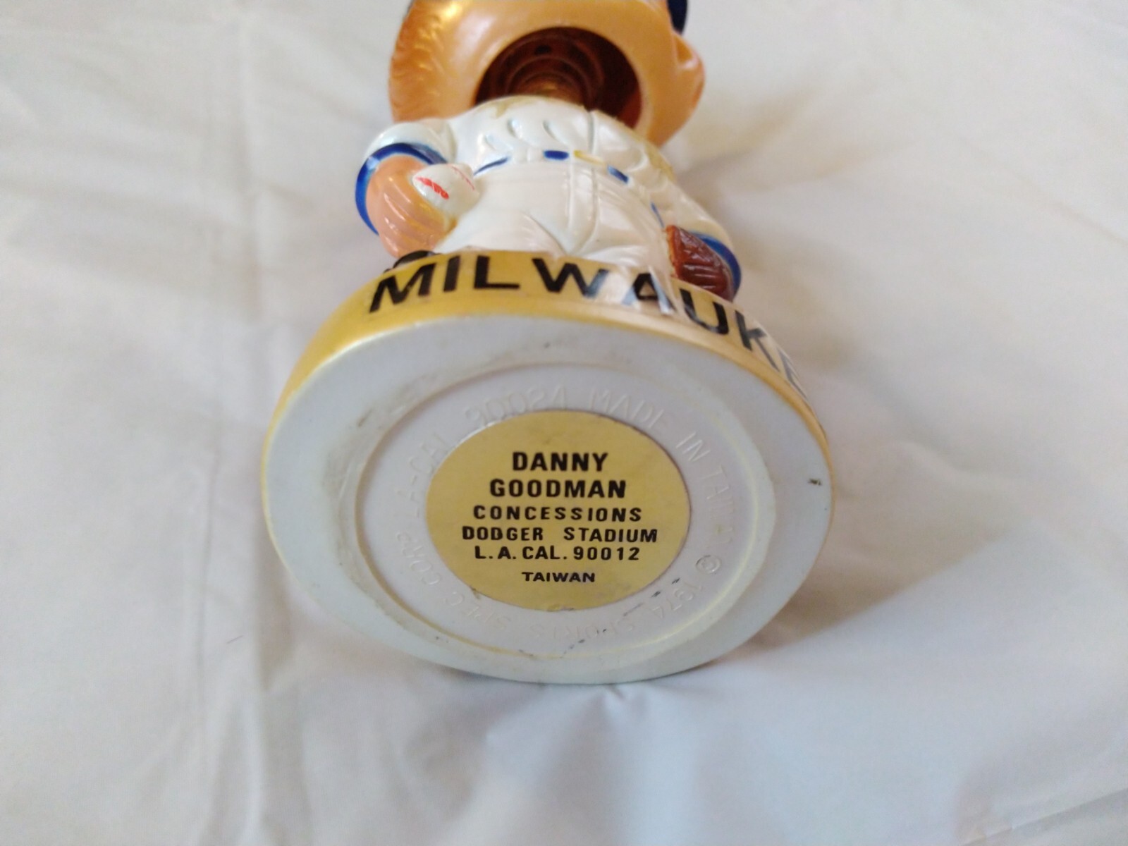 1974 Vintage Danny Goodman Dimples & Smile Bobble Head Milwaukee