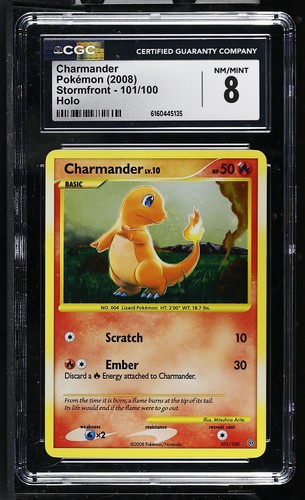 Charmander graded CGC 8 for sale on eBay