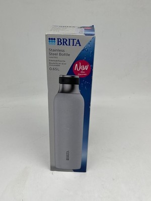 BRITA Edelstahlflasche weiß (0,65l) für sodaTRIO Wassersprudler  #TK1317A