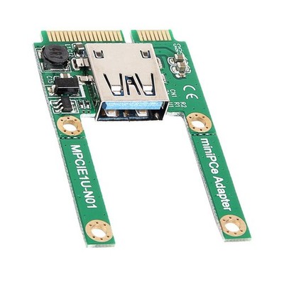 neue Mini-PCI-e-Kartensteckplatz Erweiterung auf USB-2.0-Adapter Riser-Karte