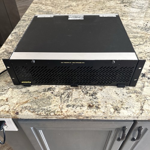 Evertz 7800FR-QT 3U Rack-Mountable Quiet Multiframe FAST SHIPPING