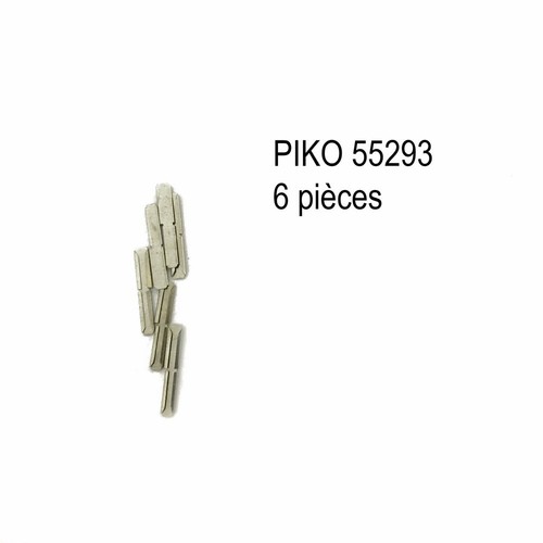 6 eclisses d'adaptation rail Mehano, Roco et profi Fleischmann-HO-1/87-PIKO 5529 | Condition: Neuf