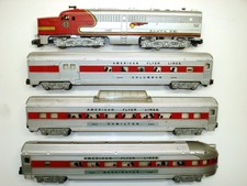 American Flyer Santa Fe Diesel Passenger Set Lot 6-S96 