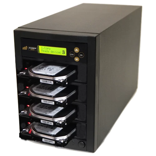 1 to 3 SATA Hard Drive Duplicator - HDD SSD Clone Copier & DoD Eraser 9GB/Min