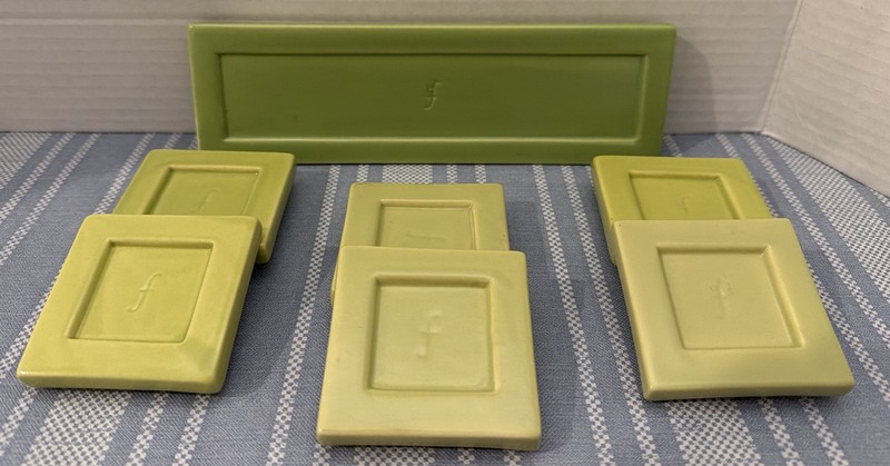 Tea Forte Tea Trestle And 6 Tea Bag Holders Celery Green