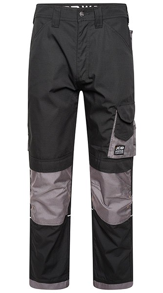 Jcb Workwear Trade Rip Stop Trousers Black/Grey Size 34
