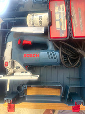 Bosch 1587 Avs Corded Electric Jigsaw Saw Blue Includes Case Blades