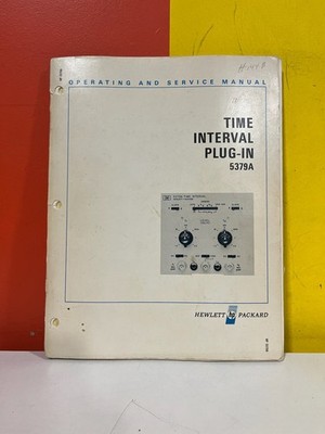 HP 5379A Time Interval Plug-in Operating and Service Manual