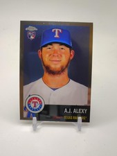 2022 Topps Chrome Platinum Anniversary A.J. Alexy #362 RC Rangers
