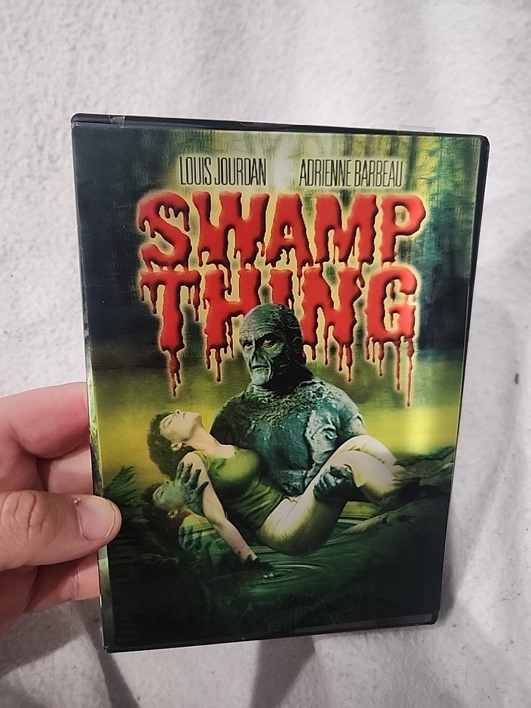Swamp Thing (DVD, 1982) Tested Works With Lenticular Cover Art Louis Jourdan
