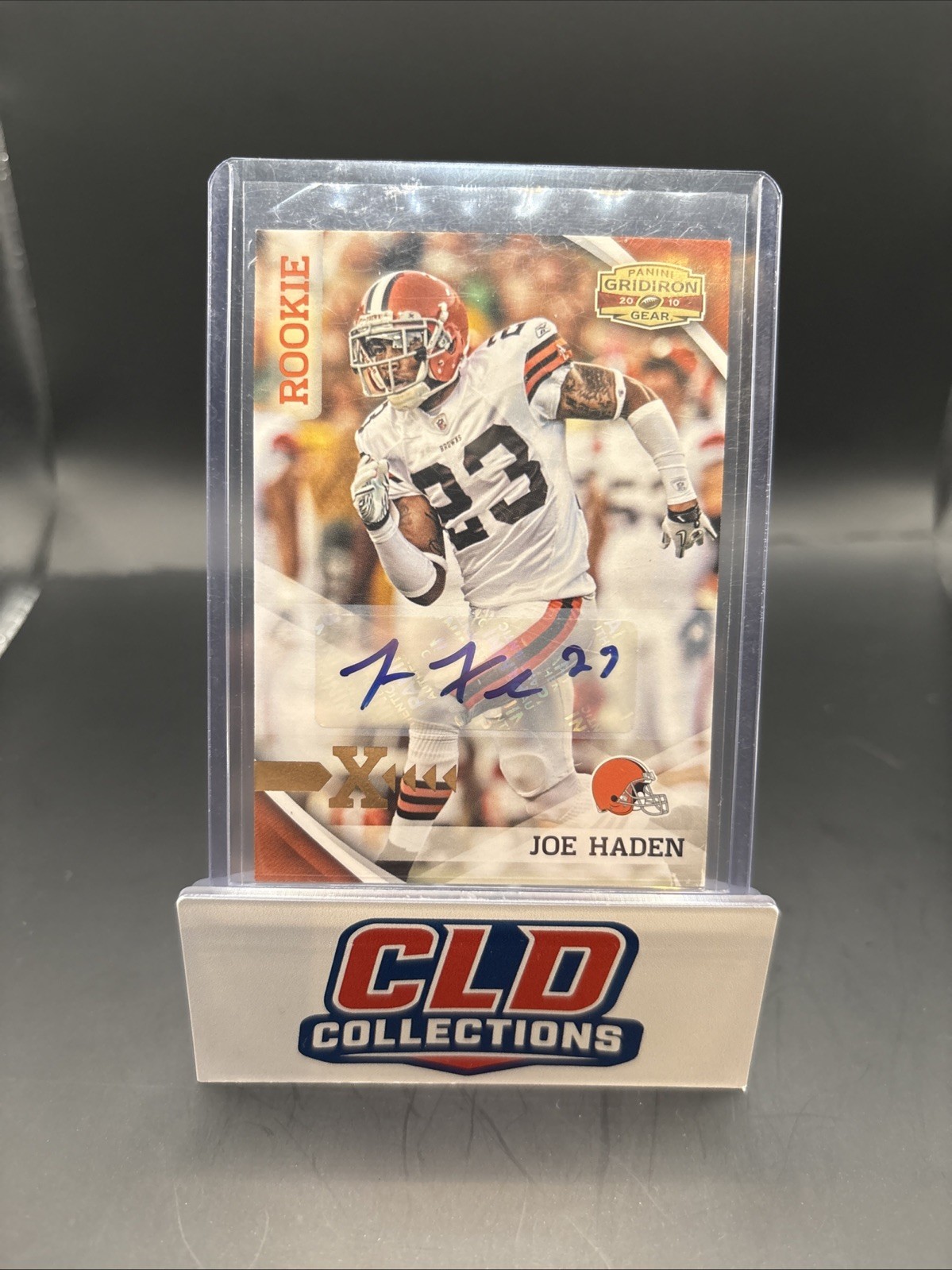 Joe Haden Panini Gridiron Gear #205 Gold Xs Autograph