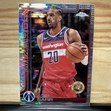 2025-26 Topps Chrome #218 Alex Sarr Pulsar  Washington Wizards