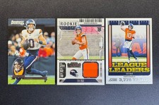 2024 Contenders Bo Nix RC Rookie Ticket Patch #RTS-BNX + Donruss #32 & Score #11