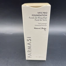 Farmasi Make Up VFX PRO Camera Ready Foundation 1 oz- 30 ml /Natural Beige