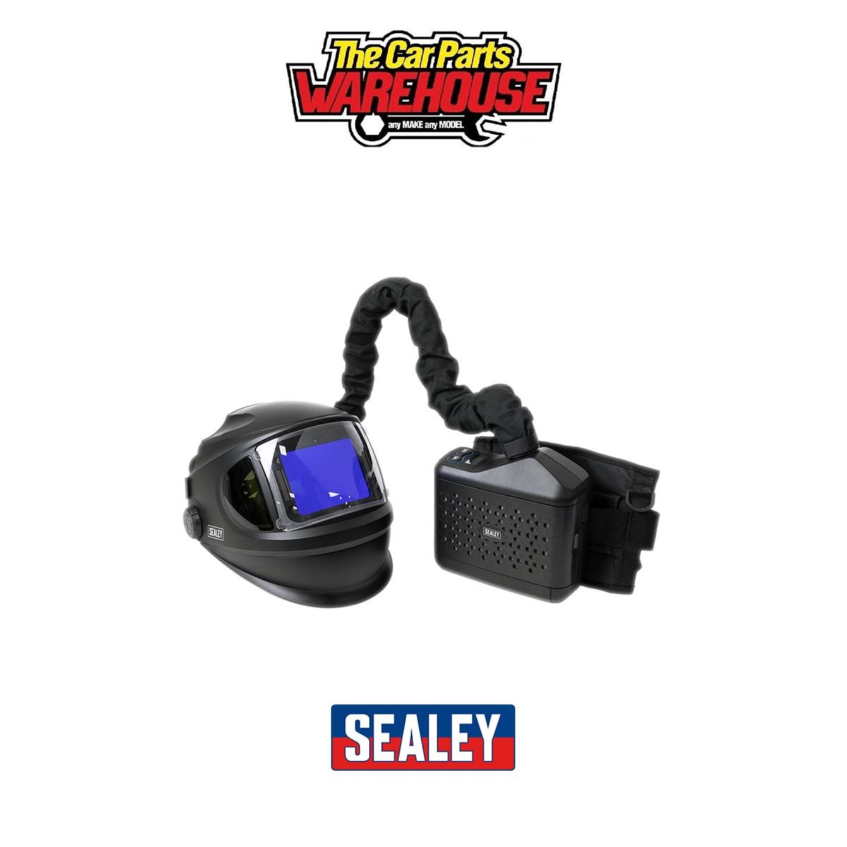 Sealey PWH618 Auto Darkening Welding Helmet TH3 Powered Air Purifying Respirator
