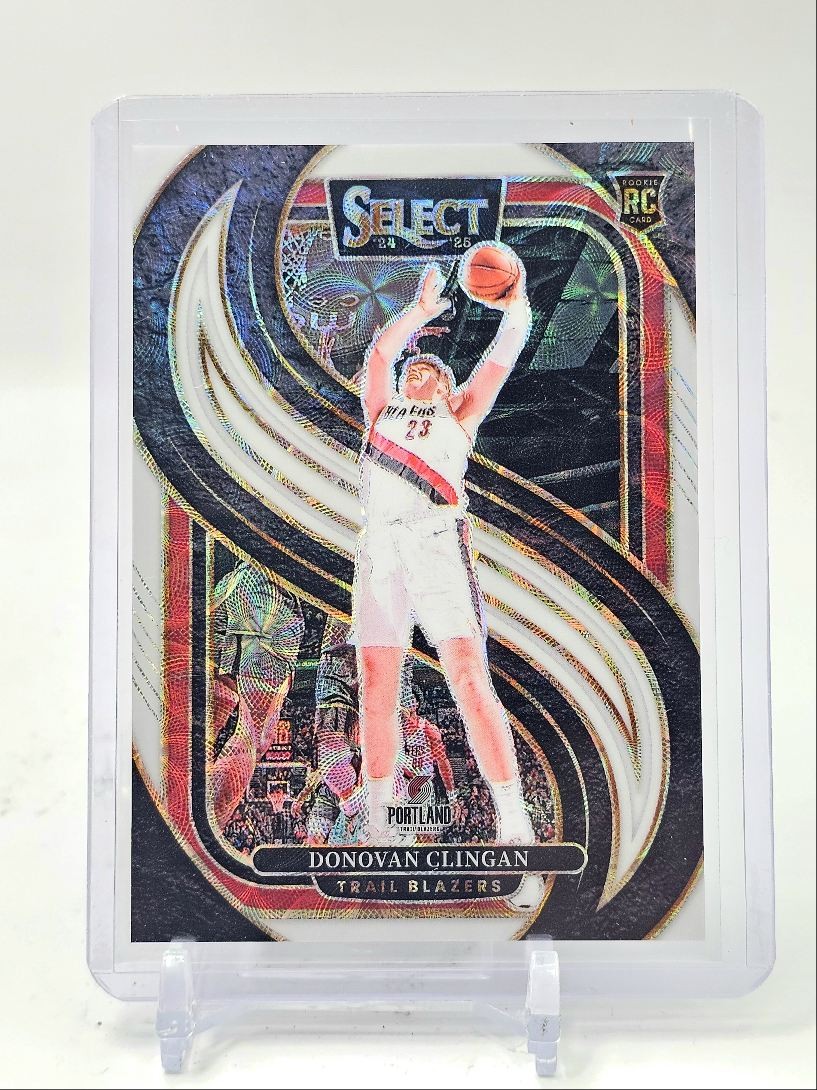 DONOVAN CLINGAN 2024-25 SELECT PREMIER LEVEL ROOKIE WHITE SCOPE RC /35 Q3879