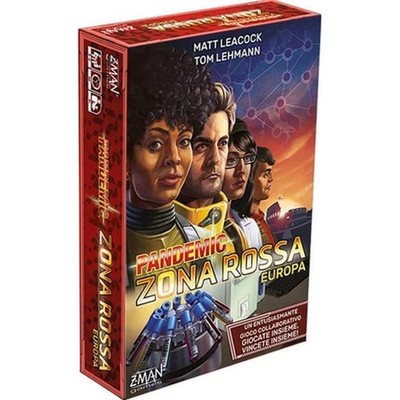 Pandemic Rote Zone Europa - Brettspiel Pandemie Italienisch Neu Asmodee