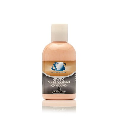 ''Glass Polishing Compound 3.4oz for All Glass Surfaces - 2.3 Microns''