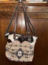 Myra bag Southwest cowhide Purse-READ