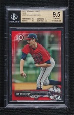 2017 Bowman Draft Red 2/5 Ian Anderson #BD-156 BGS 9.5 GEM MINT j6a