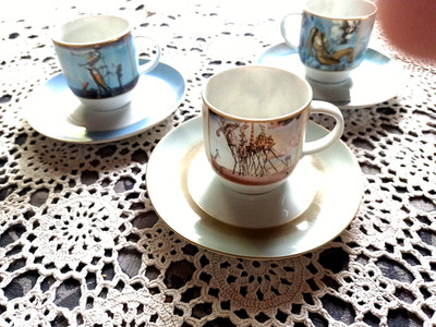 1 tlg. Mocca. Tasse  Exkl. Edition von Ars Mundi Salvador Dali.