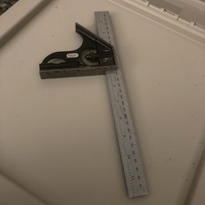 Starrett Combination Square 12” Satin Blade No. 36 Grad