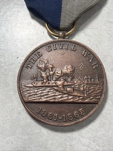 US The Civil War Navy For SERVICE Full Size Medal RESTRIKE