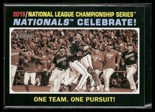 2022 Topps Heritage Championship Series Nationals Celebrate Washinton Nationals