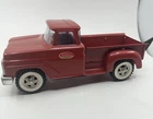 Vintage Original Tonka Pressed Steel Dodge Stepside Pickup Truck Red 12” MINTY