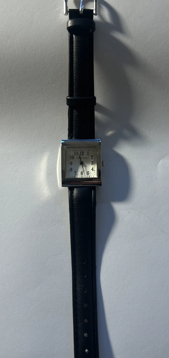 Orologio Quadrato In Pelle Nera Per Appassionati Di Bodybuilding - Regalo Originale