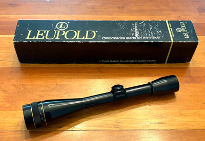 LEUPOLD 12x40mm A.O. Varmint Rifle Scope Fine Plex Reticle with Box Vintage