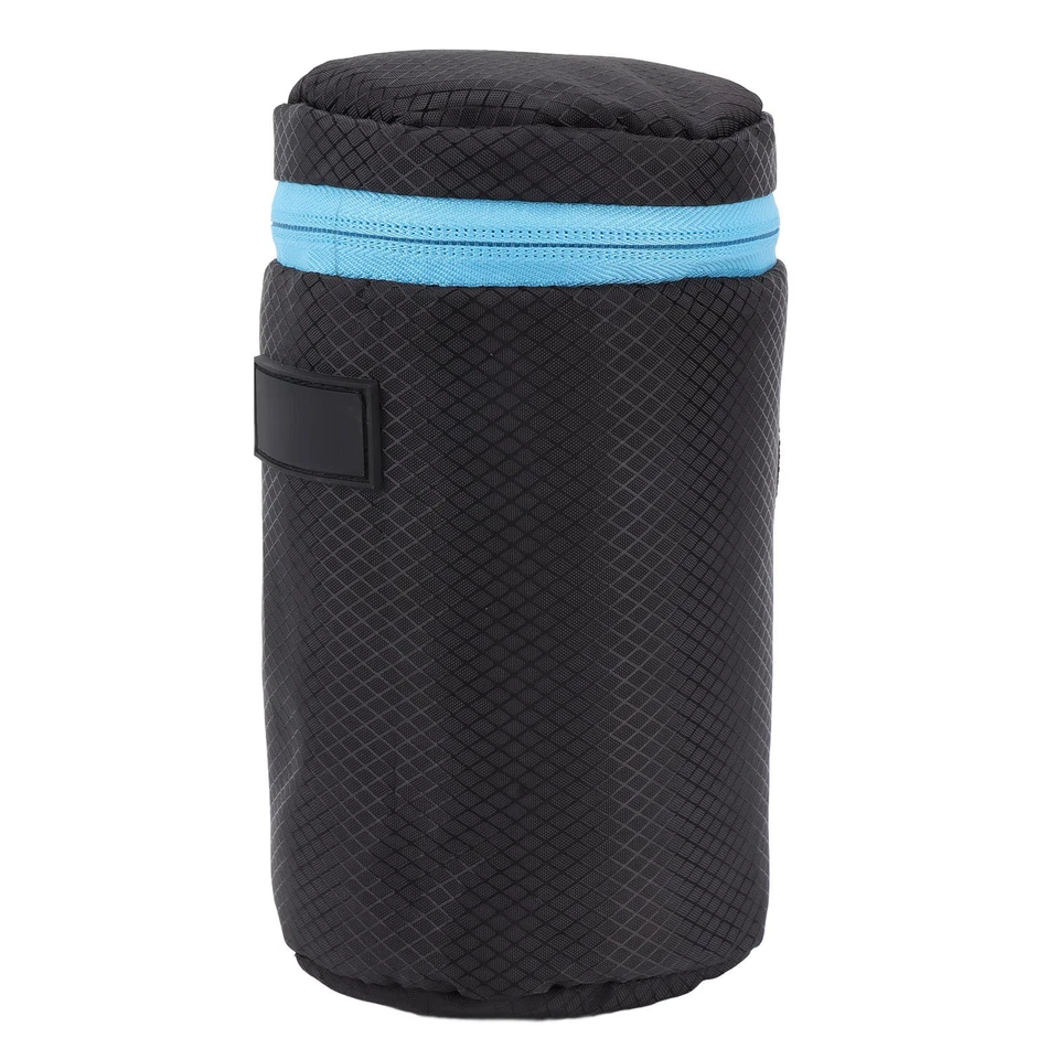 (M) Camera Lens Protective Pouch Neoprene Lens Case Bag With Zipper For - Image 2 of 4