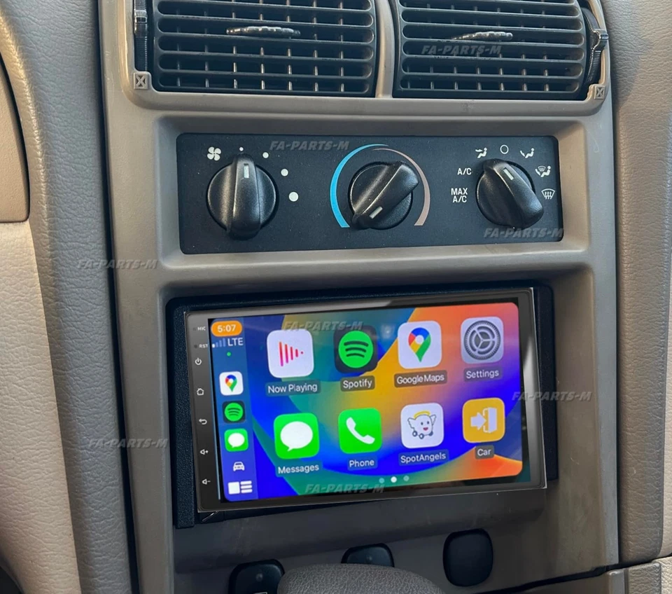 For 1994-2004 Ford Mustang Carplay Car Stereo Radio Android 14 GPS NAVI WIFI - Imagem 3 de 4