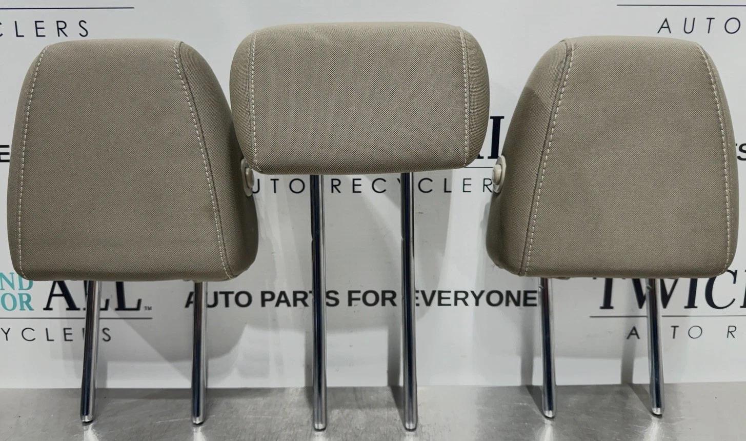  rear 2nd row headrest cloth complete set oem 