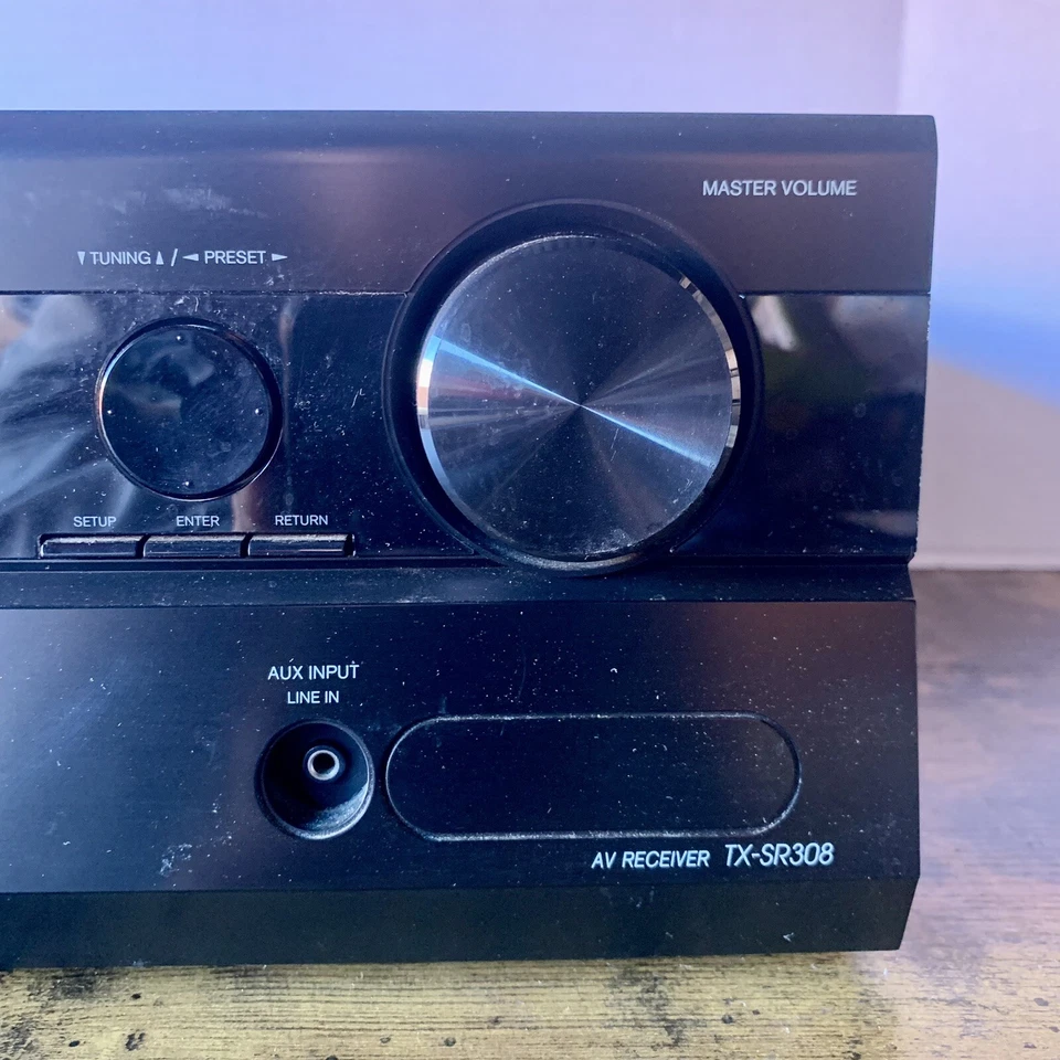 Onkyo Av Receiver- Black - Unit Only (TX-SR308) - Tested And Working! - Image 4 of 4