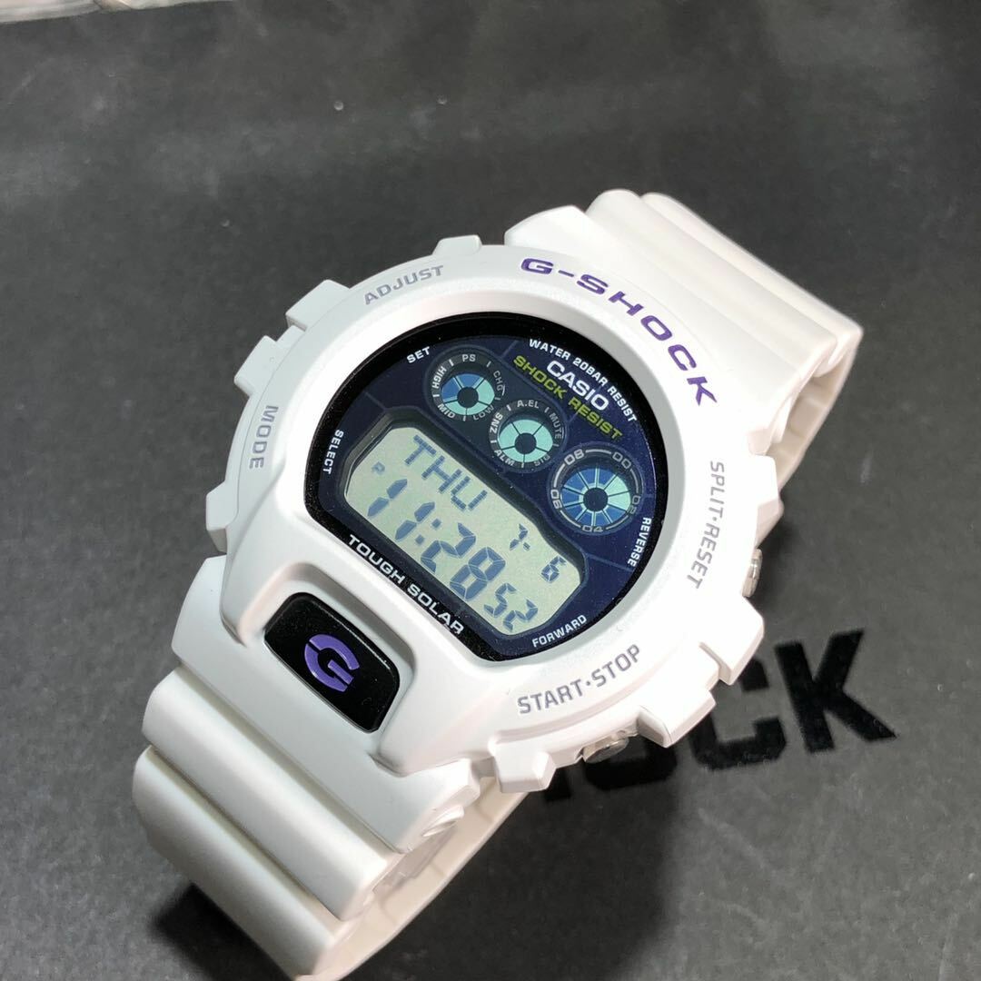 保障できる CASIO G-SHOCK GW-6900A 電波ソーラー ホワイト 腕時計