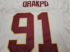Brian Orakpo Washington Redskins Commanders NFL #91 Jersey Size 44 NWT Nike